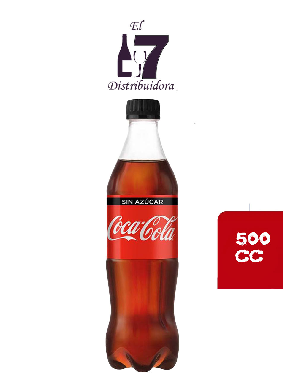 Coca Cola Sin Azucar 500 CC x6