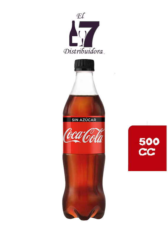 Coca Cola Sin Azucar 500 CC