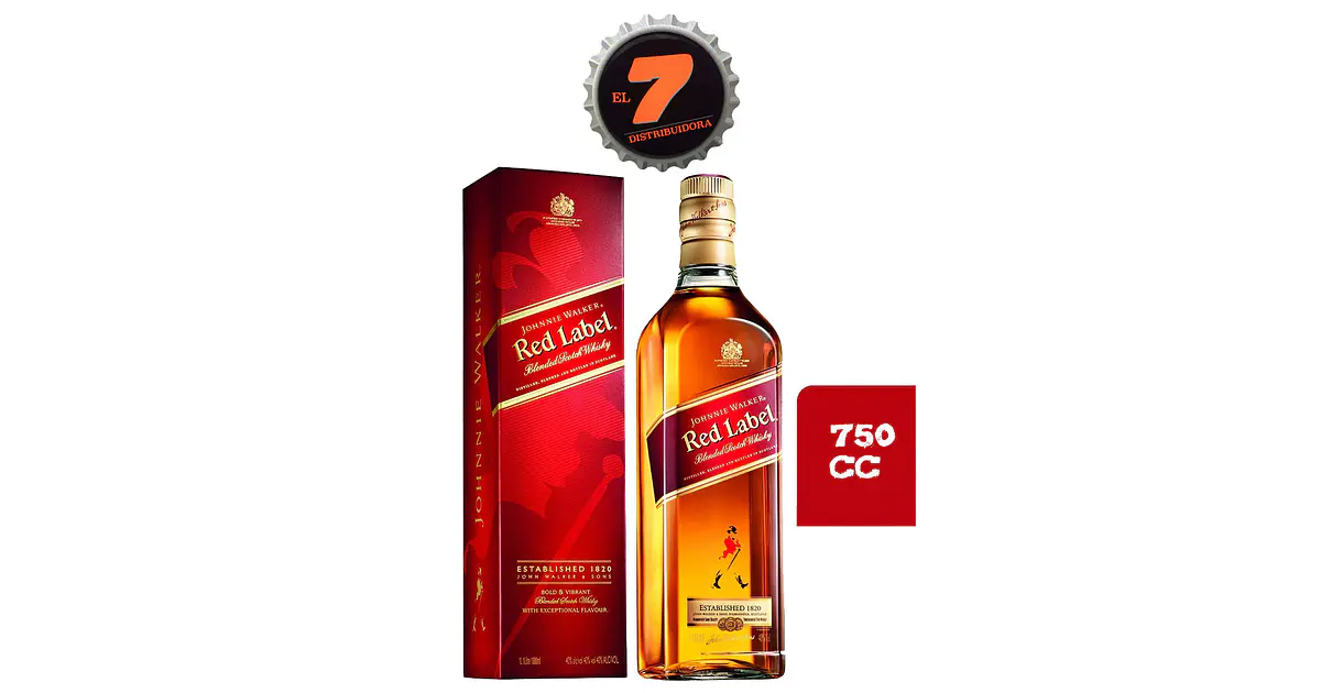 古酒Johnnie Walker Red Label & Black Label Johnnie Walker Red Label 750 CC