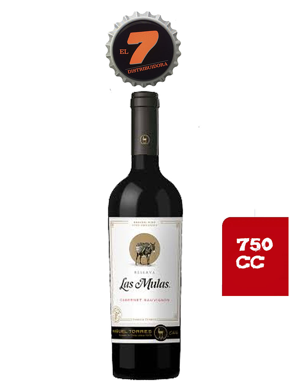 Vino Las Mulas Cabernet Sauvignon 750 CC