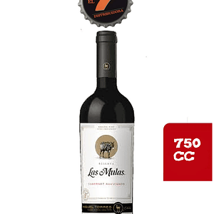 Vino Las Mulas Cabernet Sauvignon 750 CC
