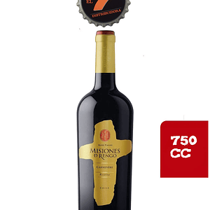 Vino Misiones de Rengo Carmenere reserva 750 CC