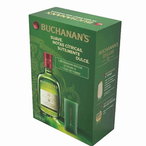 Pack Buchanans 3/4 + Vaso 🎁