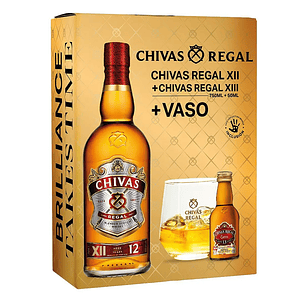 Pack Chivas // Chivas 3/4 + Chivas 1/4 + Vaso 🎁