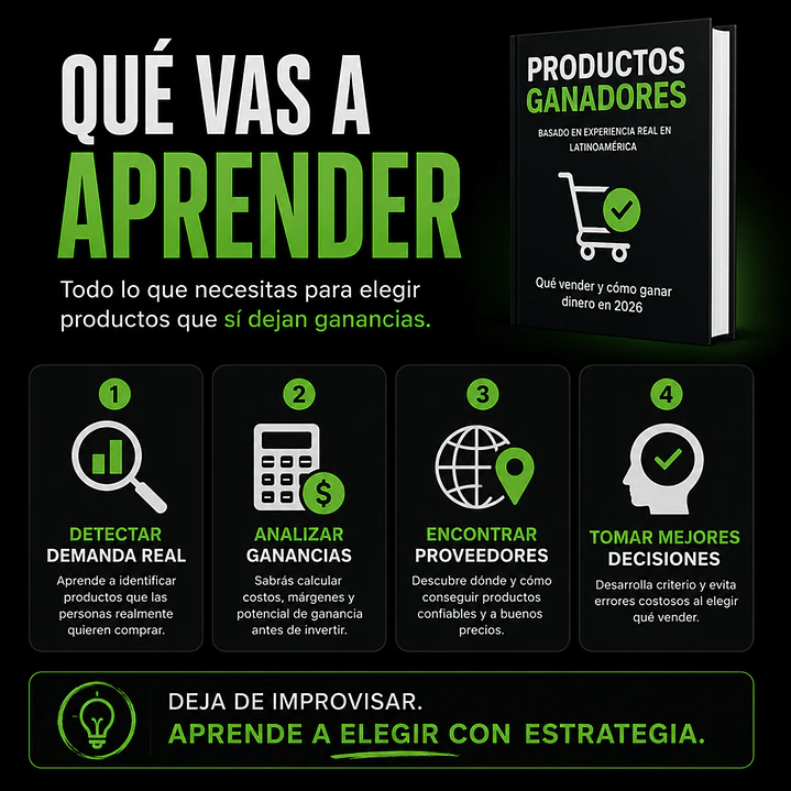 Productos Ganadores: Qué vender y cómo ganar dinero en 2026 4