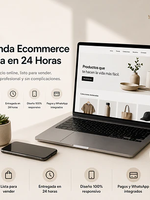 Tu Tienda Online Ecommerce Lista en 1 Día