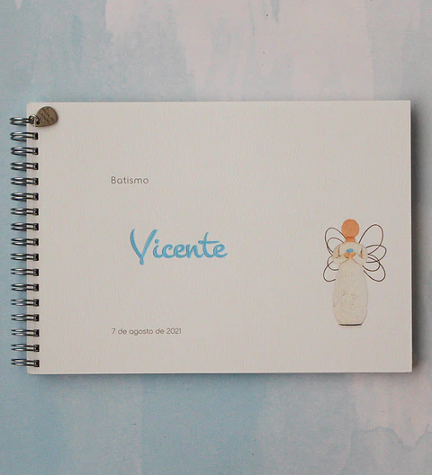 Caderno de mensagens personalizado