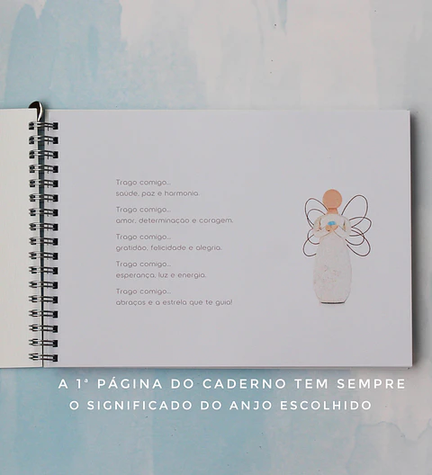 Caderno de mensagens personalizado
