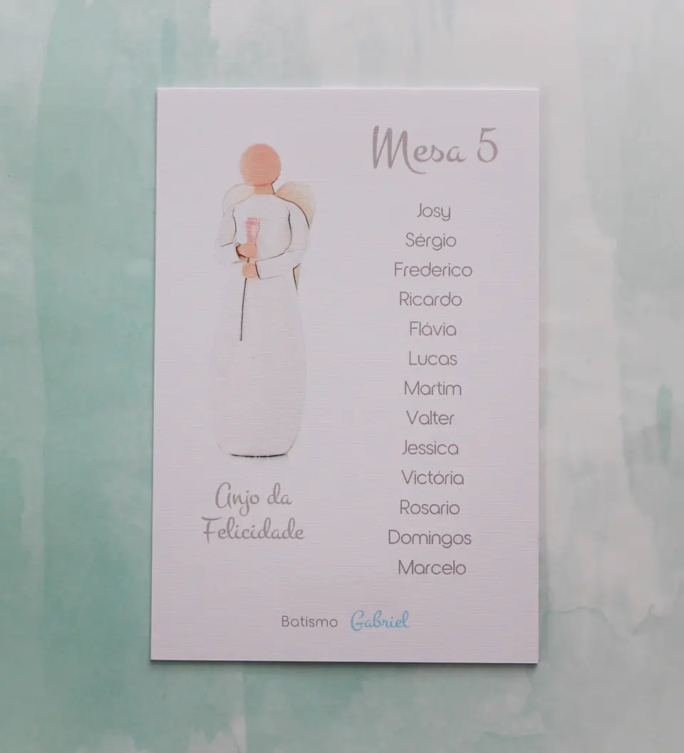 Listas de convidados personalizadas 1
