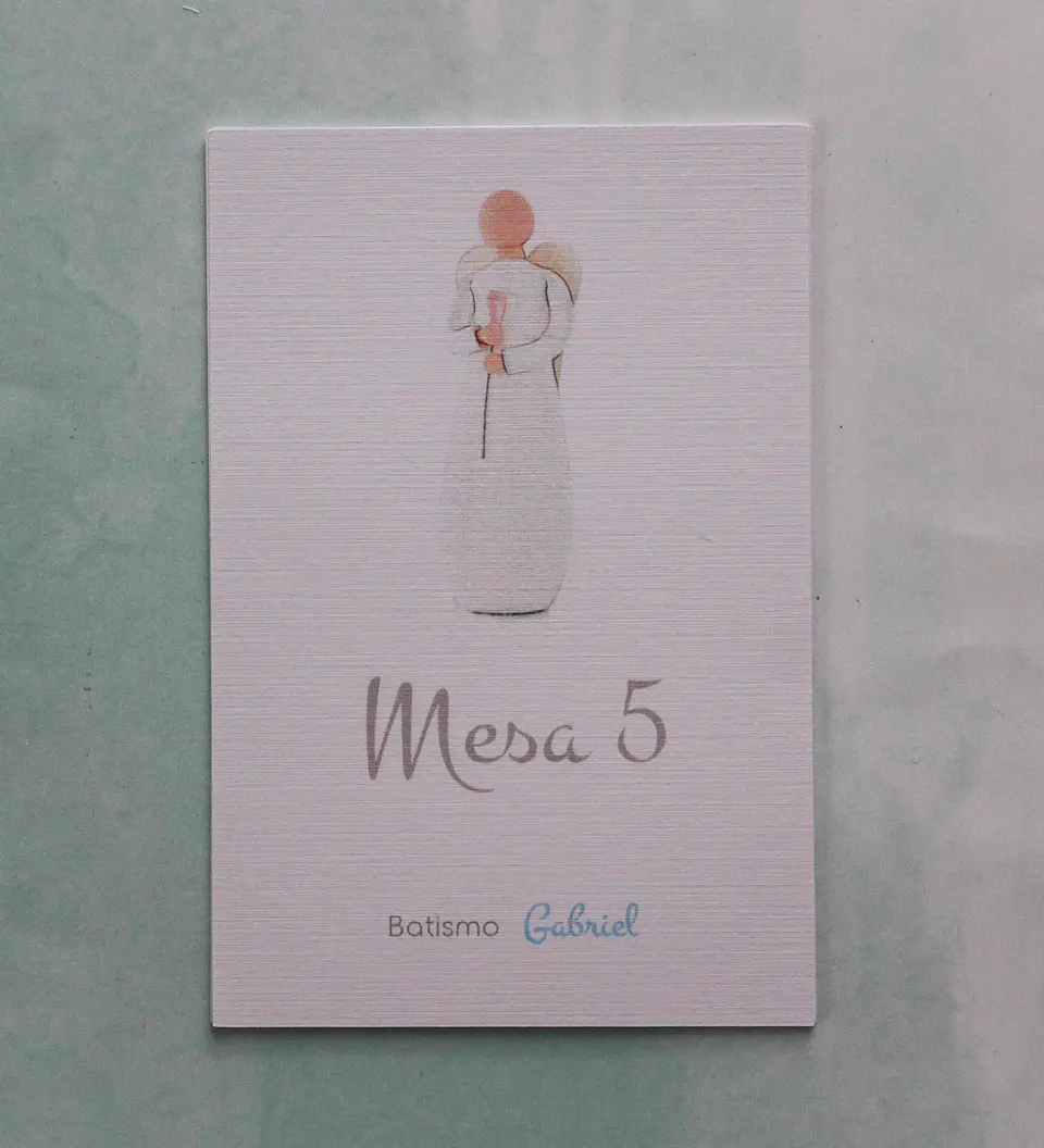 Marcadores de mesa personalizados 1