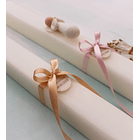 Velas de batismo com laço estreito e [anjo da oração branco]  1