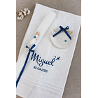 Velas de batismo [anjo à escolha] e laço estreito 2