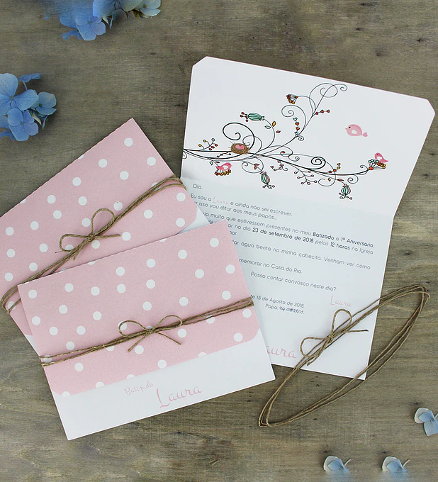 Convite mod. Passáros