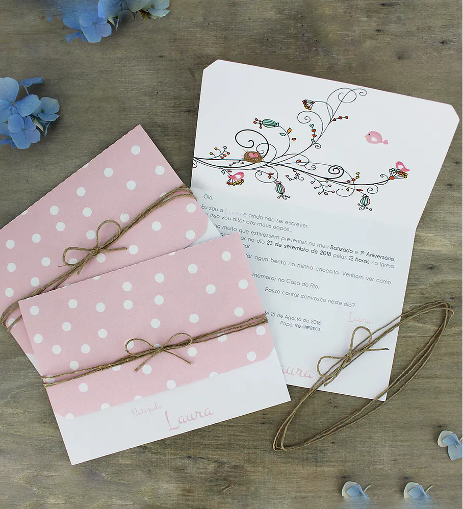 Convite mod. Passáros