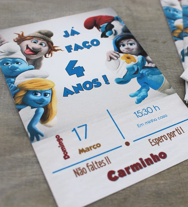 Convites para os amiguinhos