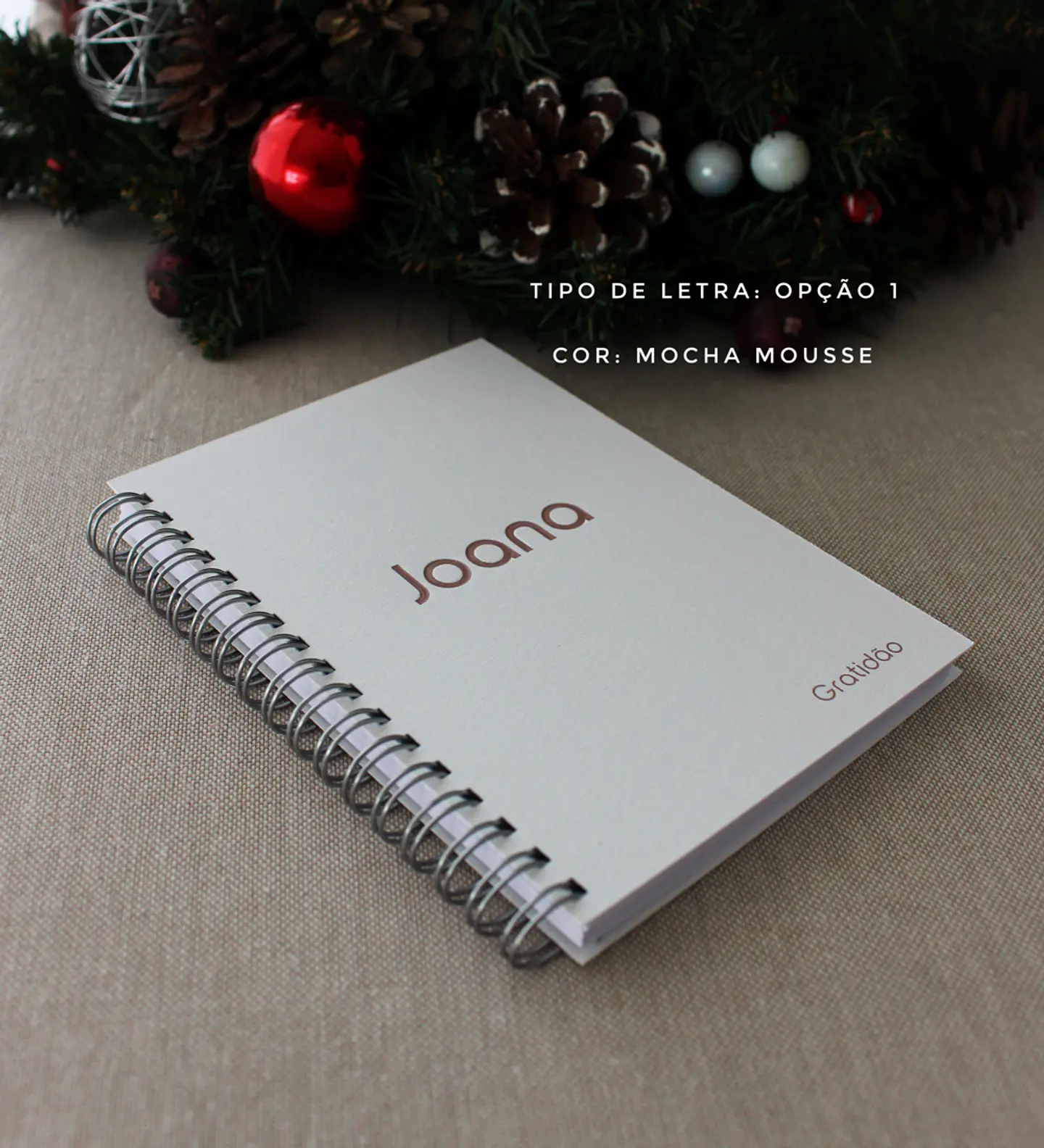 Caderno personalizado com nome 1