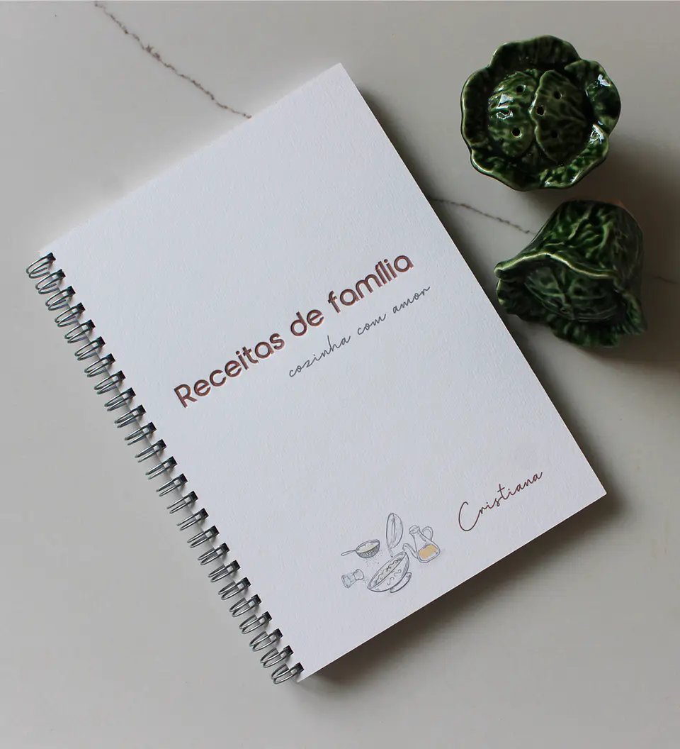 Caderno de receitas personalizado 4