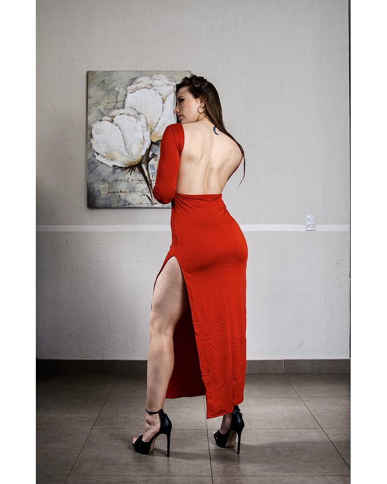 Adeline dress - rojo