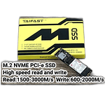 Disco Sólido SSD M.2 NMVe TAIFAST de 128GB y 256GB PCIe TLC