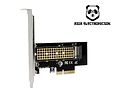 Tarjeta Vertical con Soporte Inferior y Adaptador SSD M.2 NVMe a PCIe x4