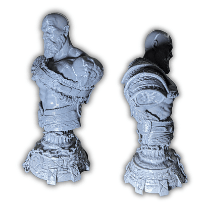 Busto Kratos "God Of War" en PETG