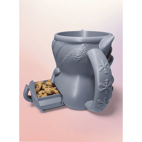 Porta Vaso de Helado y Cookies