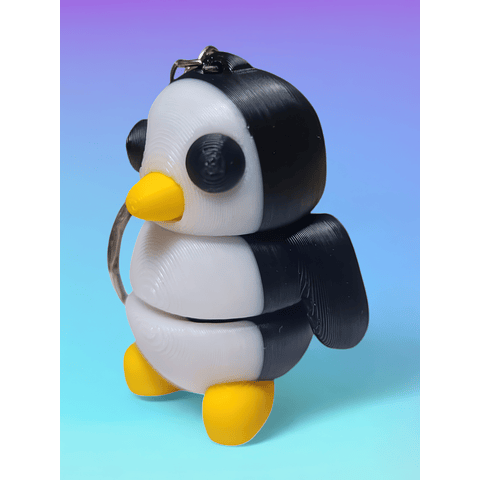 Llavero en Diseño de Pingüino