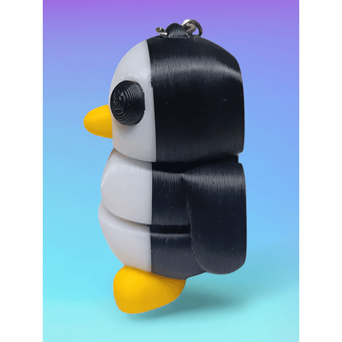 Llavero en Diseño de Pingüino