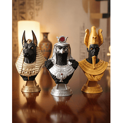Set de Dioses Egipcios Anubis, Ra y Osiris