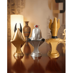 Set de Dioses Egipcios Anubis, Ra y Osiris