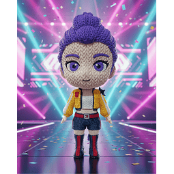 Figuras Decorativas Personajes HUNTRIX GOLDEN K-pop