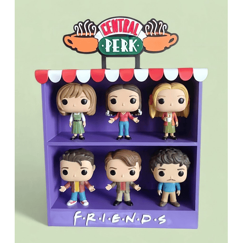 Base De Exhibición Para Figuritas Friends Mcdonalds Central Perk