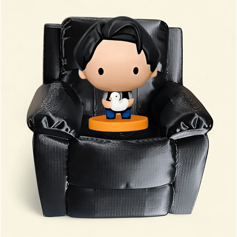 Pack 2 Sillones Base De Exhibición Para Figuras Joey y Chandler de Friends Mcdonald's 