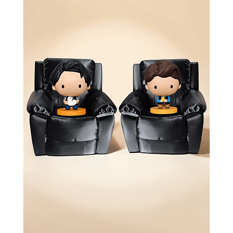 Pack 2 Sillones Base De Exhibición Para Figuras Joey y Chandler de Friends Mcdonald's 