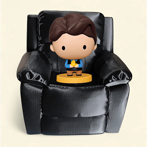 Pack 2 Sillones Base De Exhibición Para Figuras Joey y Chandler de Friends Mcdonald's 