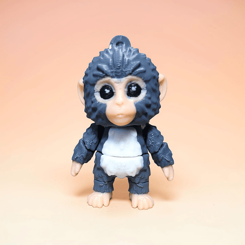 Pack Llaveros Punch Monkey Y Su Amigo Peluche Orangután