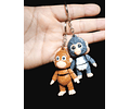 Pack Llaveros Punch Monkey Y Su Amigo Peluche Orangután