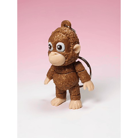 Pack Llaveros Punch Monkey Y Su Amigo Peluche Orangután