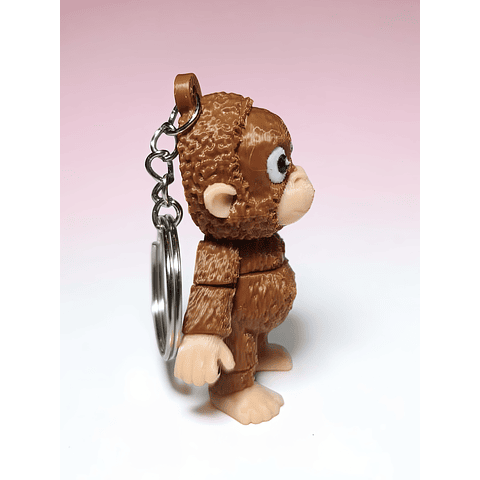 Pack Llaveros Punch Monkey Y Su Amigo Peluche Orangután