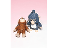 Pack Llaveros Punch Monkey Y Su Amigo Peluche Orangután