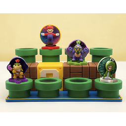 Exhibidor Para Figuritas de SUPER MARIO