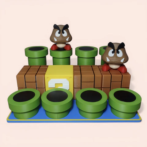 Exhibidor Para Figuritas de SUPER MARIO