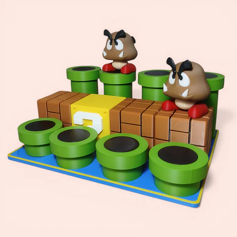 Exhibidor Para Figuritas de SUPER MARIO