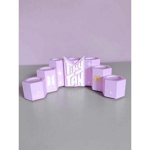 Exhibidor Para Figuritas De Mcdonalds BTS Tiny Tan