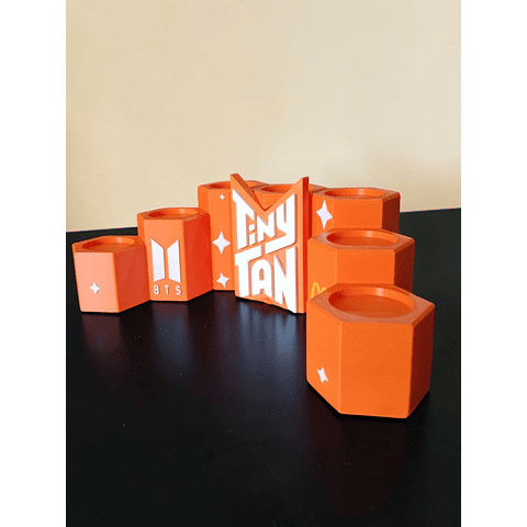 Exhibidor Para Figuritas De Mcdonalds BTS Tiny Tan