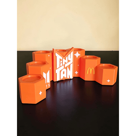 Exhibidor Para Figuritas De Mcdonalds BTS Tiny Tan