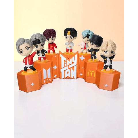 Exhibidor Para Figuritas De Mcdonalds BTS Tiny Tan