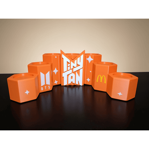 Exhibidor Para Figuritas De Mcdonalds BTS Tiny Tan
