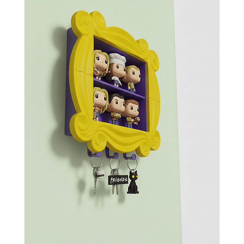 Exhibidor Para Figuras Friends De Macdonalds Diseño Marco