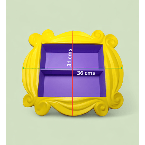 Exhibidor Para Figuras Friends De Macdonalds Diseño Marco